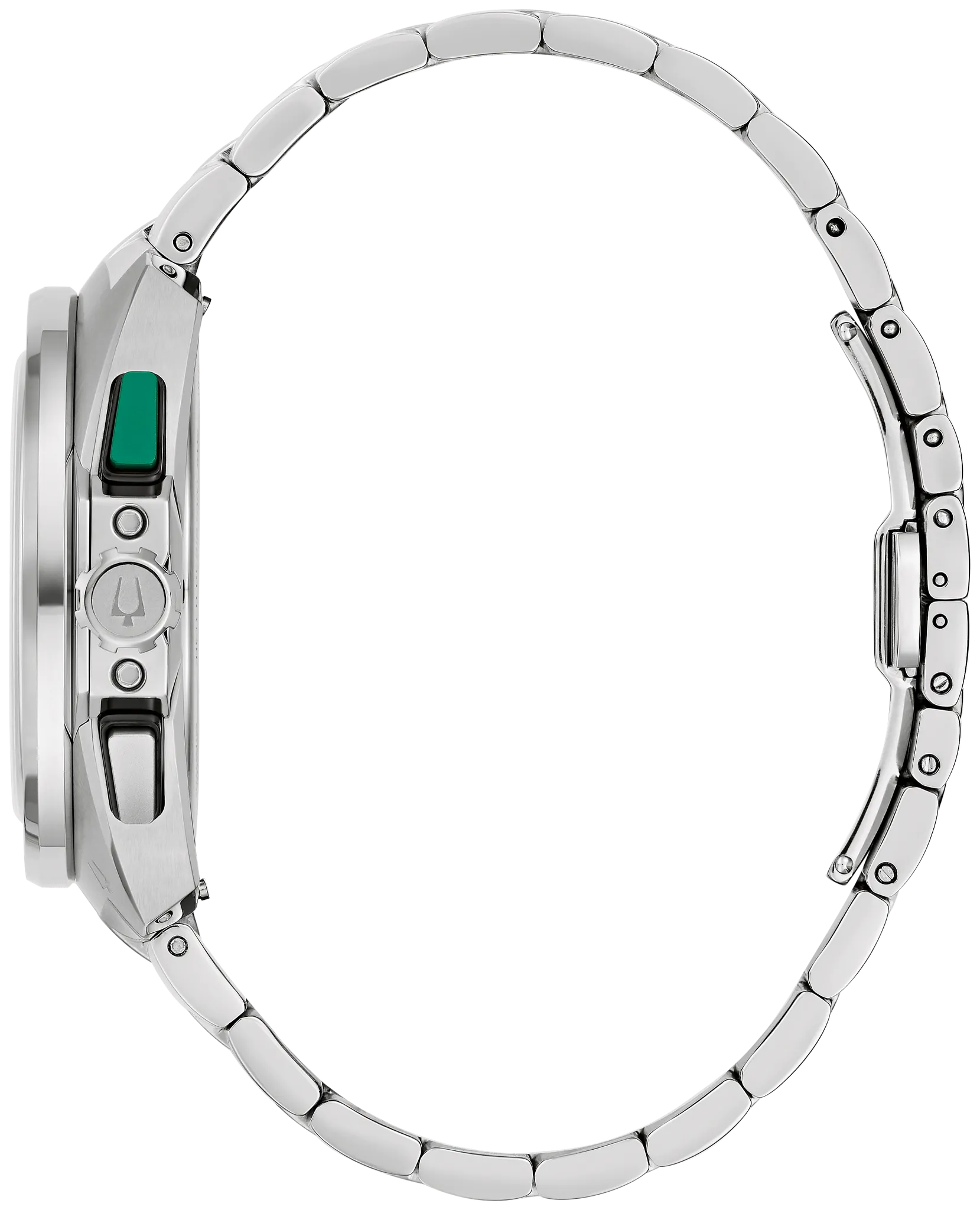 Green Dial Stainless Steel Bracelet Racer Chronograph 98B468 | Bulova